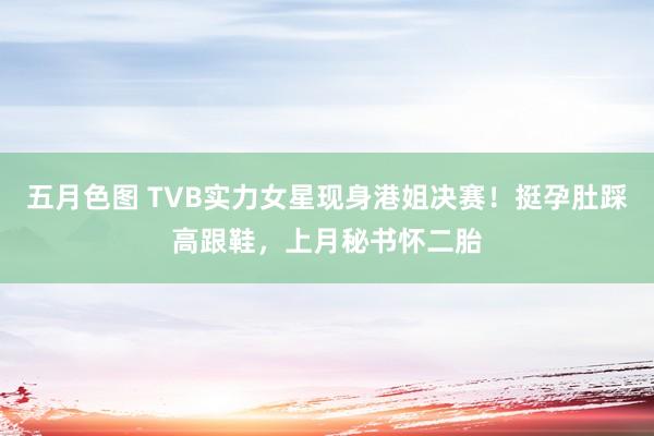 五月色图 TVB实力女星现身港姐决赛！挺孕肚踩高跟鞋，上月秘书怀二胎