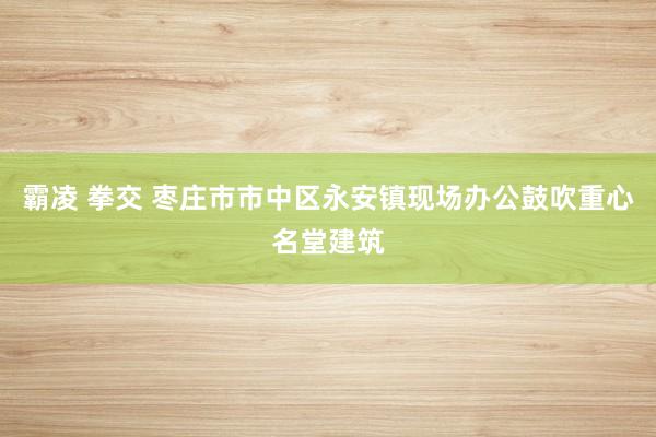 霸凌 拳交 枣庄市市中区永安镇现场办公鼓吹重心名堂建筑