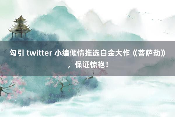 勾引 twitter 小编倾情推选白金大作《菩萨劫》，保证惊艳！