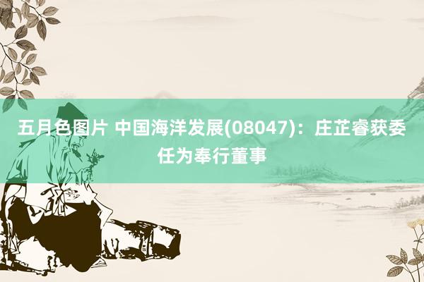 五月色图片 中国海洋发展(08047)：庄芷睿获委任为奉行董事