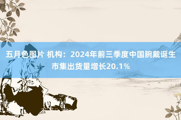 五月色图片 机构：2024年前三季度中国腕戴诞生市集出货量增长20.1%