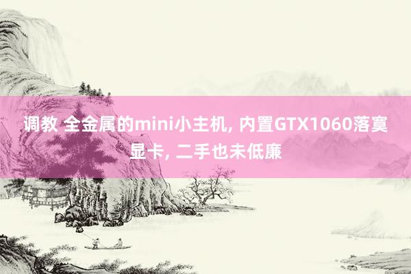 调教 全金属的mini小主机， 内置GTX1060落寞显卡， 二手也未低廉