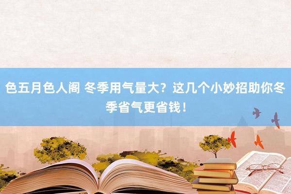 色五月色人阁 冬季用气量大？这几个小妙招助你冬季省气更省钱！